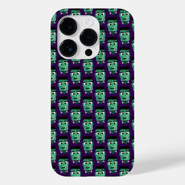 Frankenstein Monsters Kopf Case-Mate iPhone 14 Pro Hülle (Rückseite)