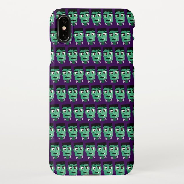 Frankenstein Monsters Kopf iPhone Hülle (Rückseite)