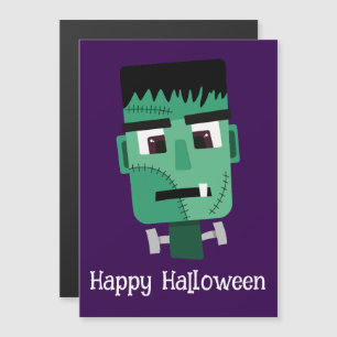Frankenstein Monsters Kopf Magnetkarte