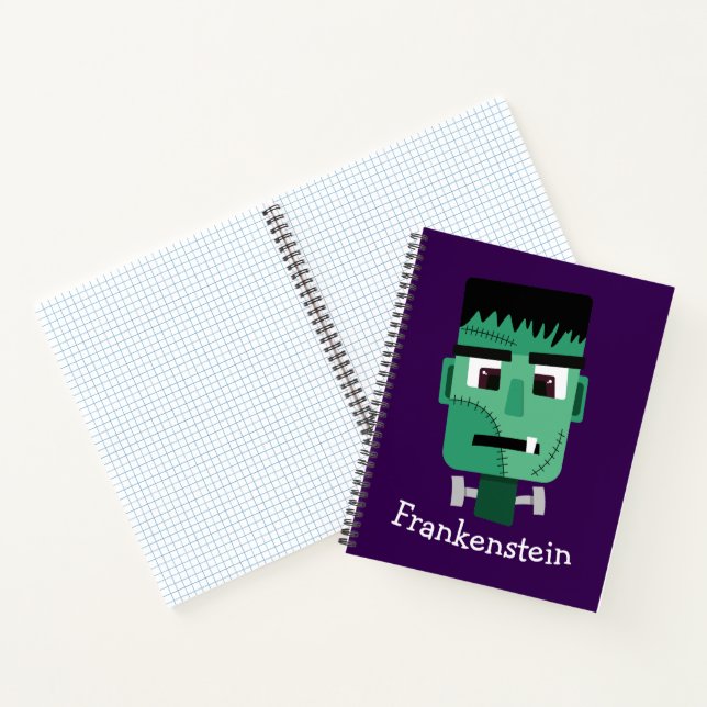 Frankenstein Monsters Kopf Notizbuch (Innenseite)