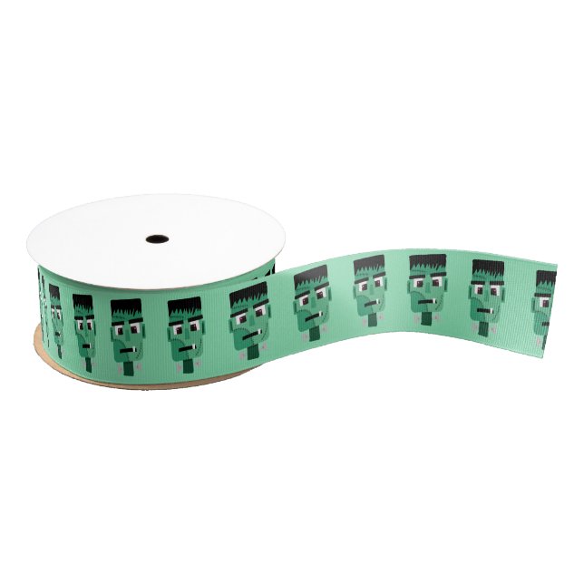Frankenstein Monsters Kopf Ripsband (Spule)