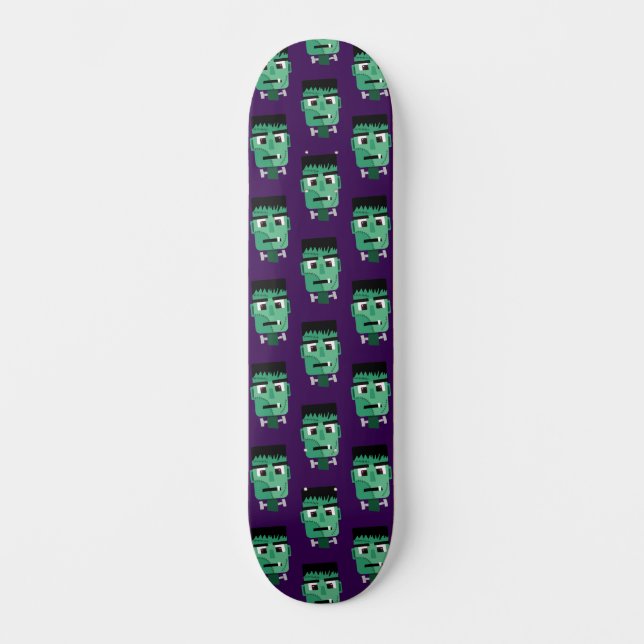 Frankenstein Monsters Kopf Skateboard (Vorderseite)