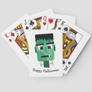 Frankenstein Monsters Kopf Spielkarten