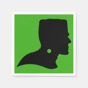 Frankenstein Monsters Silhouette Serviette