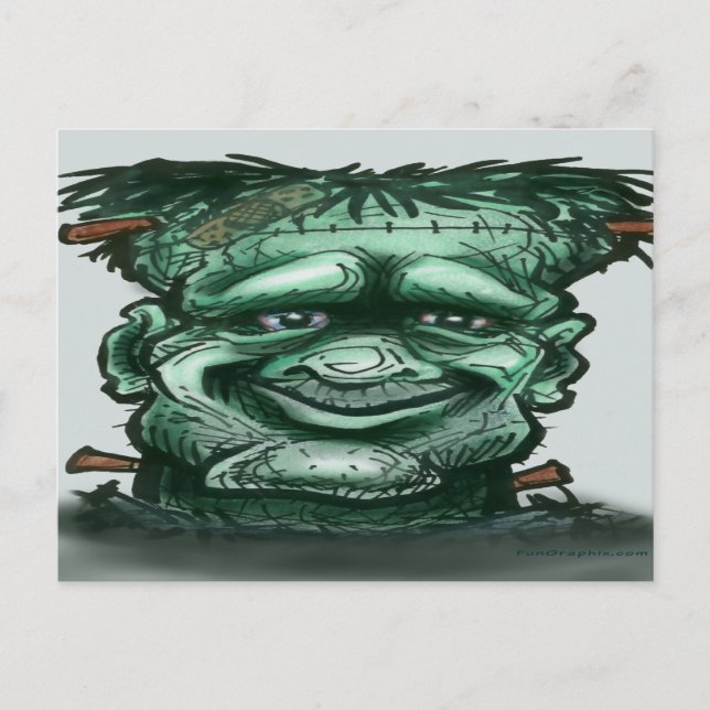Frankenstein Postkarte (Vorderseite)