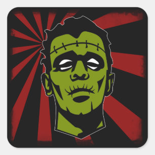 Frankenstein! Quadratischer Aufkleber