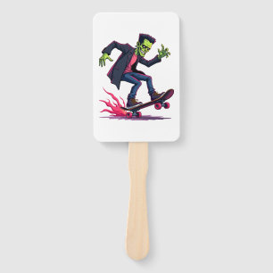 Frankenstein Skater � Coole Halloween Streetwear-S Fächer