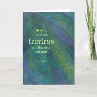 Frankenstein Stiche Karte