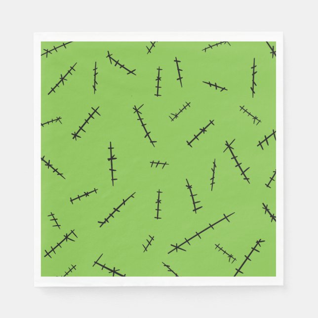 Frankenstein Stitches Serviette (Vorderseite)