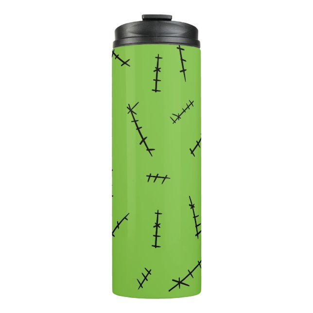 Frankenstein Stitches Thermosbecher (Vorderseite)