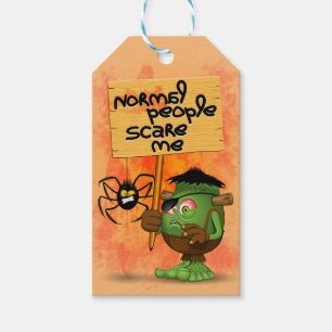 Frankenstein-Zeichen "Normal People Scare Me" Geschenkanhänger