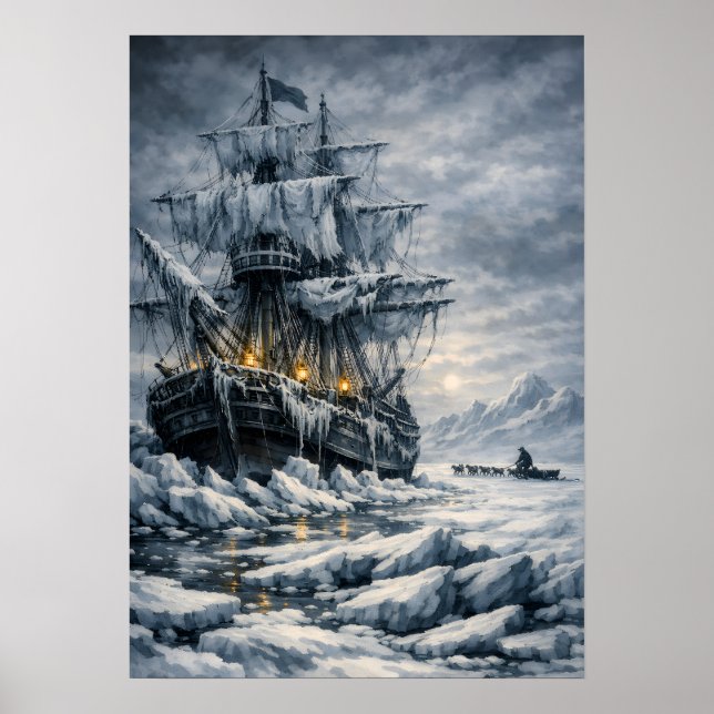 Frankensteins arktische Jagd von BurnsInHell Poster (Vorne)