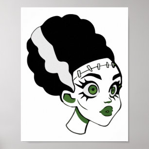 Frankensteins Braut Monster Halloween Kostüm 1  Poster