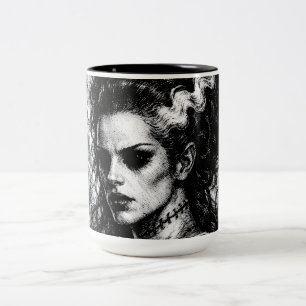Frankensteins Braut — Wiederbelebt von BurnsInHell Zweifarbige Tasse