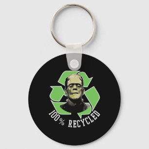 Frankensteins Monster - 100% Gerecycelt S Funny Ha Schlüsselanhänger