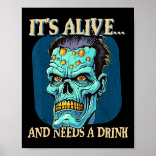 Frankensteins Monster Es ist lebendig und braucht  Poster