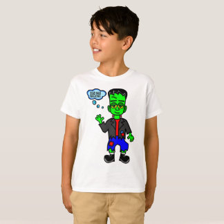 Frankensteins Monster-Jungen-Cartoon T-Shirt