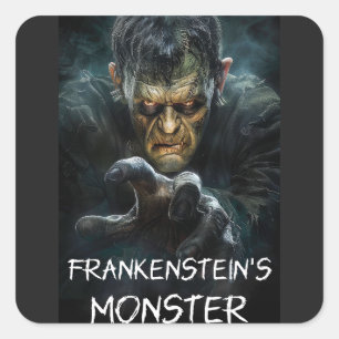 Frankensteins Monster Quadratischer Aufkleber