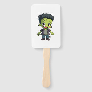 Frankensteins Monster - Süßes Halloween-Cartoon-Sh Fächer