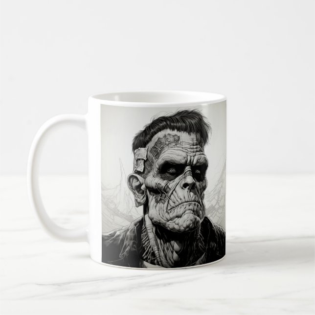 Frankensteins Monster-Tasse Kaffeetasse (Links)