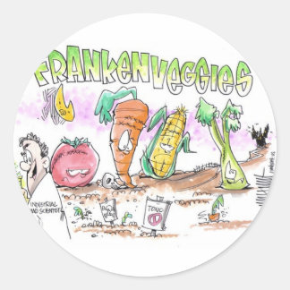 FrankenVeggies Millions contre les autocollants Mo