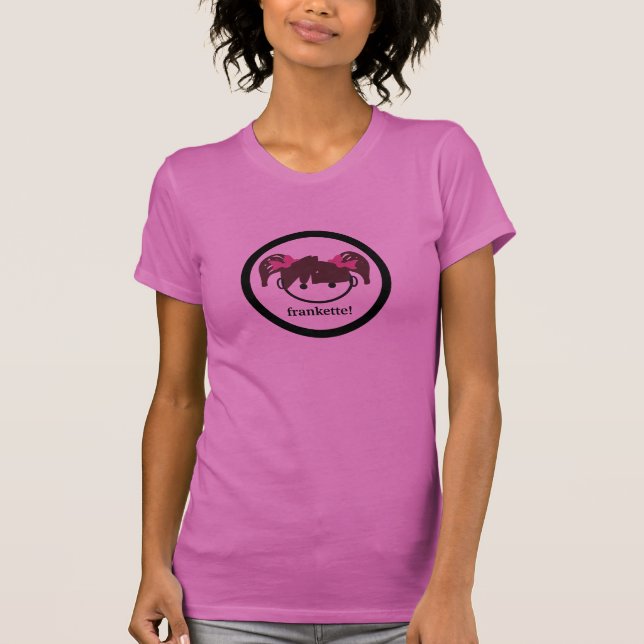 frankette! (brünettes) T-Stück T-Shirt (Vorderseite)