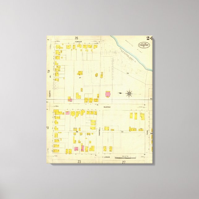 Frankfort, Kentucky 15 Leinwanddruck (Vorderseite)