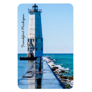Frankfort Michigan Lighthouse Magnet