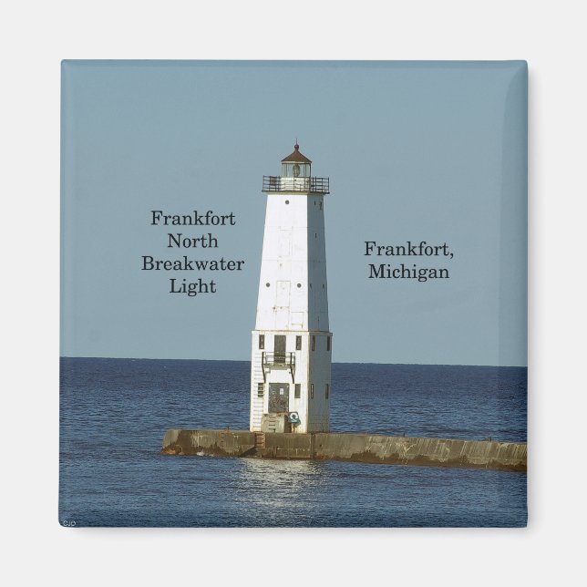 Frankfort North Breakwater Light Magnet (Vorne)