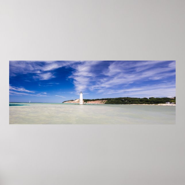 Frankfort North Pier Lighthouse, Michigan Poster (Vorne)