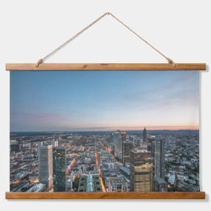 Frankfurt am Main Deutschland Wandteppich Mit Holzrahmen