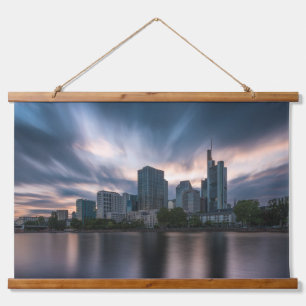 Frankfurt am Main Deutschland Wandteppich Mit Holzrahmen