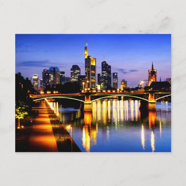 Frankfurt am Main Postkarte (Vorderseite)
