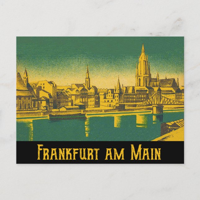 Frankfurt am Main Postkarte (Vorderseite)