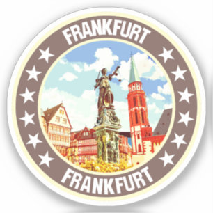 Frankfurt Aufkleber