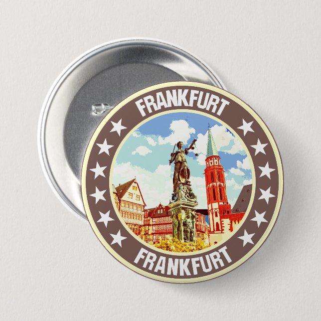 Frankfurt Button (Vorne & Hinten)