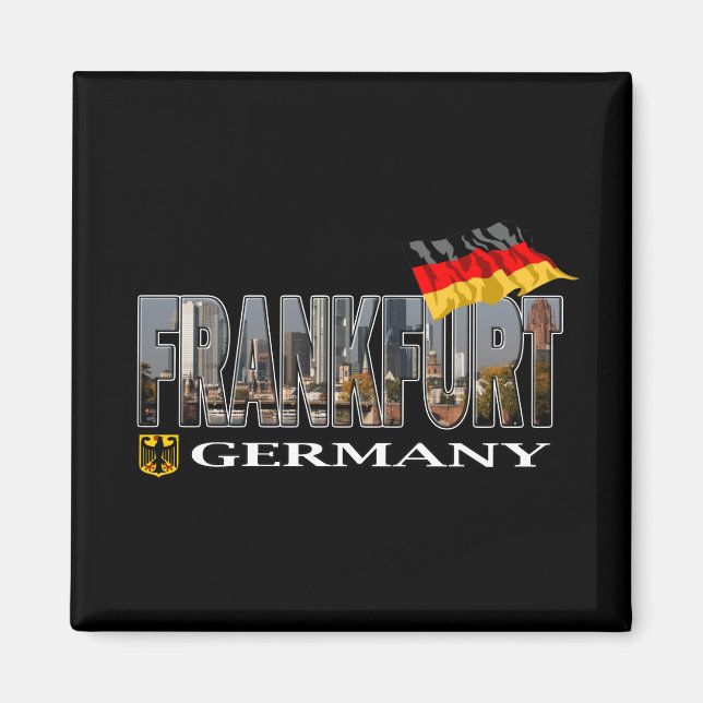 Frankfurt Deutschland Magnet (Vorne)