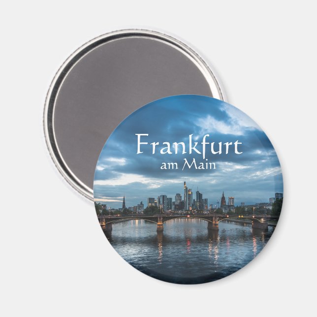 Frankfurt Deutschland Magnet (Vorderseite/Rückseite)
