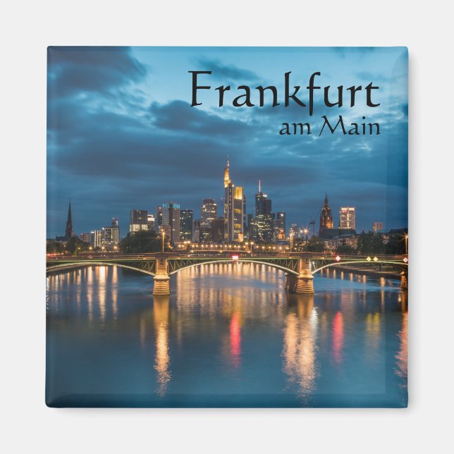 Frankfurt Deutschland Magnet (Vorne)