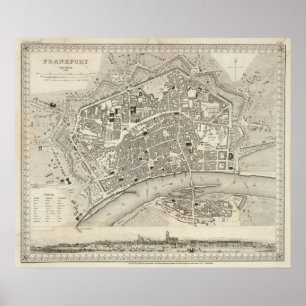 Frankfurt, Deutschland Poster