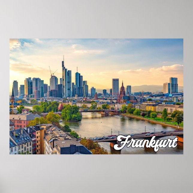 Frankfurt, Deutschland Poster (Vorne)