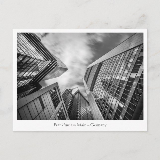 Frankfurt Deutschland Postkarte (Vorderseite)