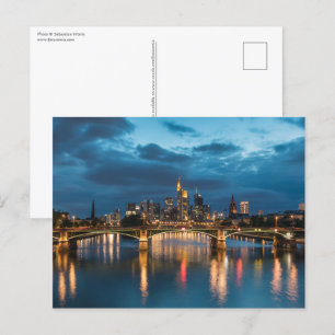 Frankfurt Deutschland Postkarte