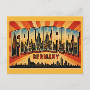 Frankfurt Deutschland Römer Postkarte