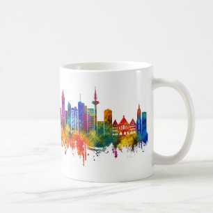 Frankfurt Deutschland Skyline Kaffeetasse