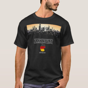 Frankfurt Deutschland Skyline Vacation Souvenir St T-Shirt