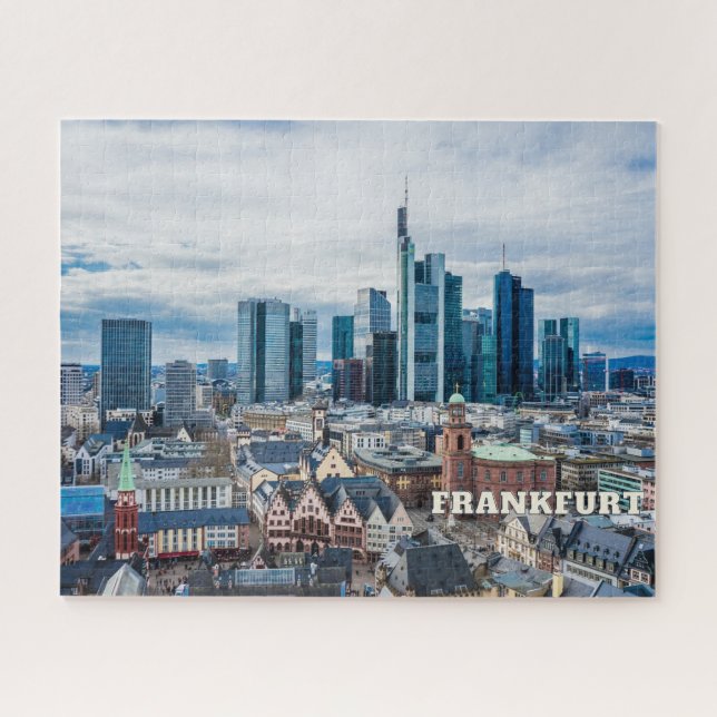 Frankfurt, Deutschland - Stadtansicht (Horizontal)