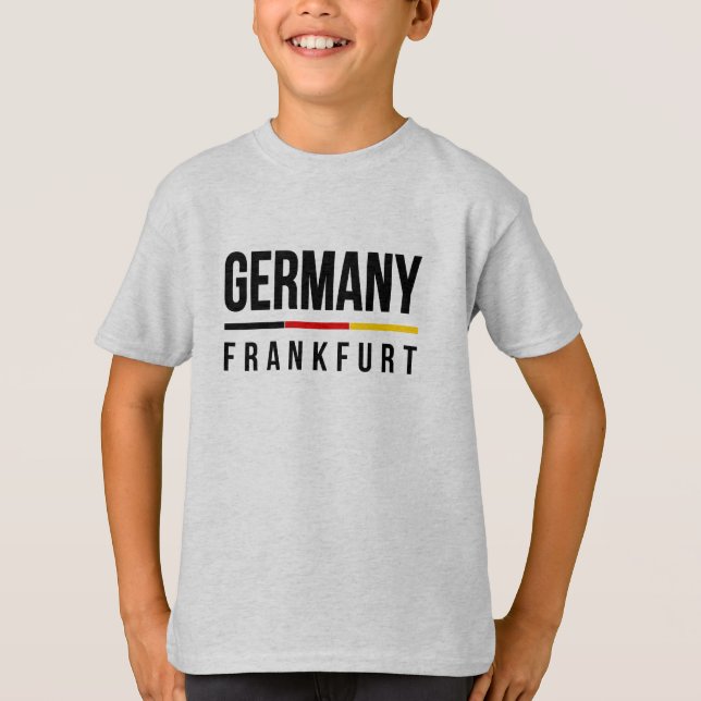 Frankfurt Deutschland T-Shirt (Vorderseite)