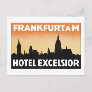 Frankfurt Hotel Excelsior Postkarte