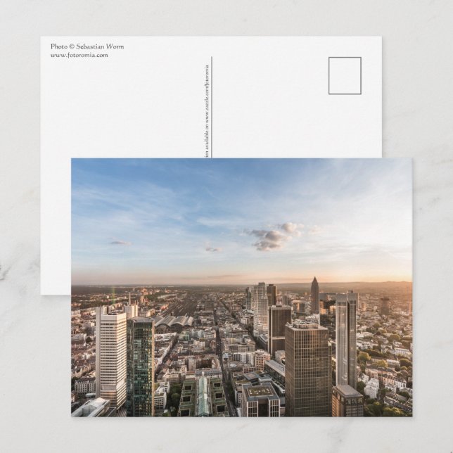 Frankfurt/Main Postkarte (Vorne/Hinten)